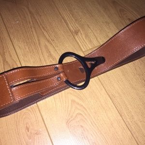 Rudsak Genuine Italian Leather Beer Tab Belt